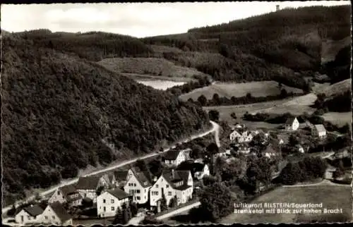 Ak Bilstein Lennestadt im Sauerland, Bremketal, Blick zur hohen Bracht, Panorama