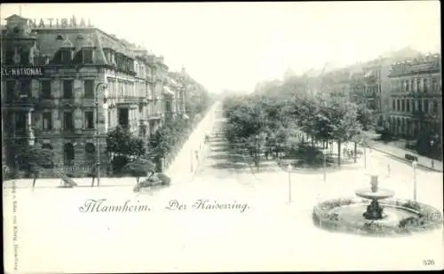 Ak Mannheim in Baden, Kaiserring