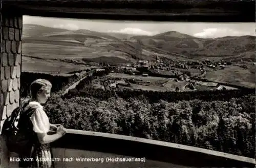 Ak Winterberg im Sauerland, Blick vom Astenturm