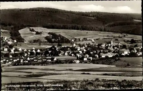 Ak Bruchhausen Olsberg im Sauerland, Blick vom Flammberg