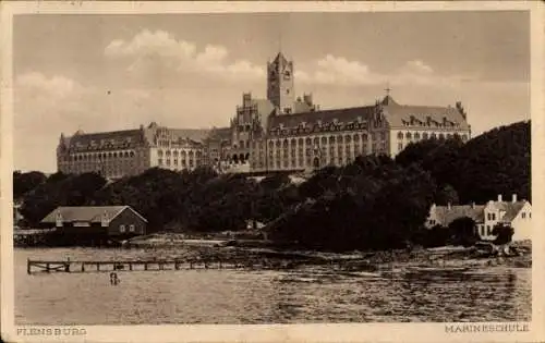 Ak Flensburg in Schleswig Holstein, Marineschule