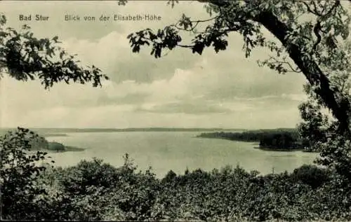 Ak Stuer in Mecklenburg, Blick von der Elisabeth-Höhe