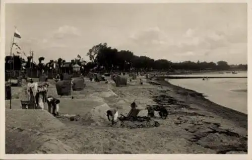 Ak Haffkrug Scharbeutz Ostholstein, Strand