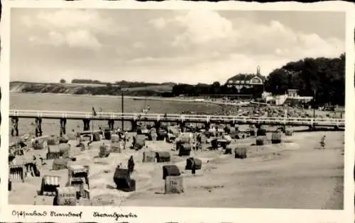 Ak Ostseebad Niendorf Timmendorfer Strand, Strand, Strandkörbe