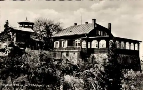 Ak Wunsiedel im Fichtelgebirge Oberfranken, Kösseine, Unterkunftshaus