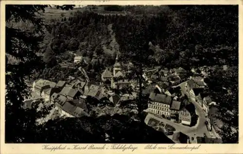 Ak Bad Berneck im Fichtelgebirge Bayern, Blick vom Sonnentempel