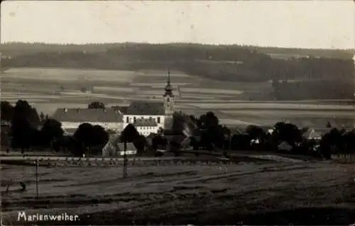 Foto Ak Marienweiher Marktleugast im Frankenwald Bayern, Panorama