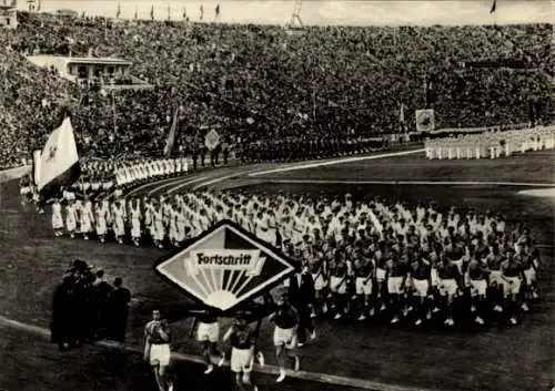 Ak Leipzig in Sachsen, Stadion der Hunderttausend