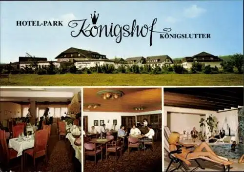 Ak Königslutter am Elm, Hotel-Park Königshof, Innenansicht