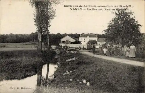 Ak Vanry La Ferté sous Jouarre Seine et Marne, The Old Castle Farm