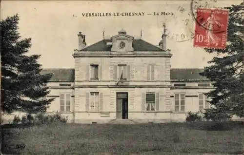 Ak Versailles le Chesnay Yvelines, Das Rathaus