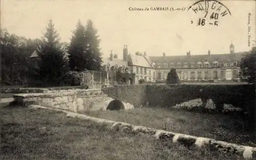 Ak Gambais Yvelines, Schloss