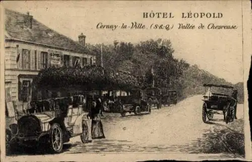 Ak Cernay-la-Ville Yvelines, Hotel Leopold