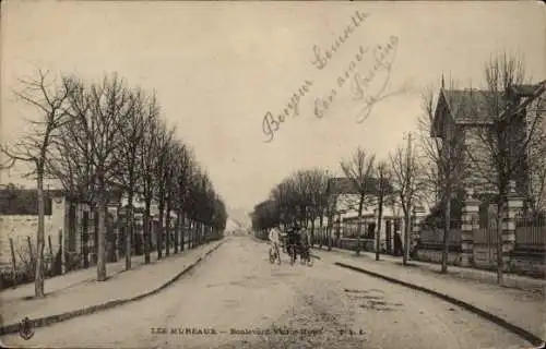 Ak Les Mureaux Yvelines, Boulevard Victor Hugo