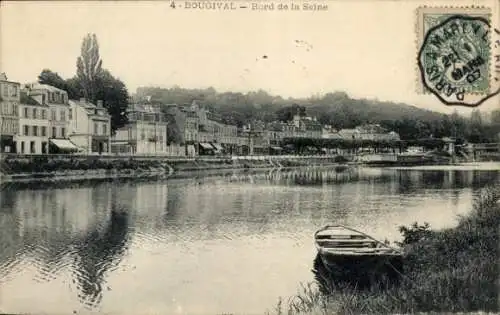 Ak Bougival Yvelines, Ufer der Seine