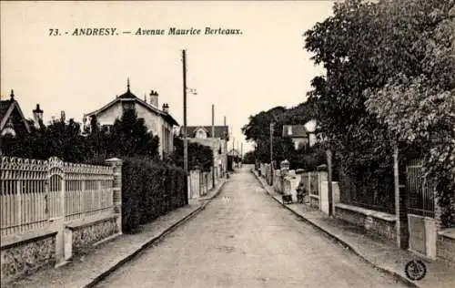 Ak Andresy Yvelines, Avenue Maurice Bertreaux