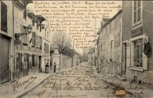 Ak Andrésy Yvelines, Grande Rue