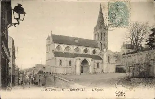 Ak Bougival Yvelines, Kirche