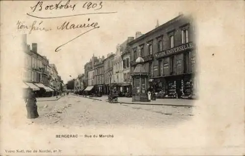 Ak Bergerac-Dordogne, Rue du Marché