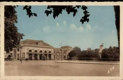 Ak Marmande Lot et Garonne, Gare