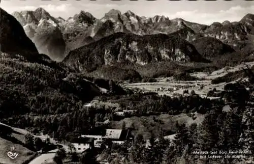 Ak Melleck Schneizlreuth Berchtesgadener Land, Alpengasthof Melleck, Unken, Loferer Steinberge