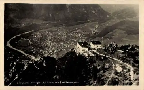 Ak Bad Reichenhall in Oberbayern, Berghotel Predigtstuhl, Panorama