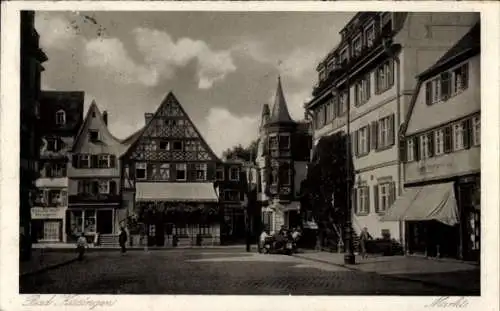 Ak Bad Kissingen Unterfranken Bayern, Markt