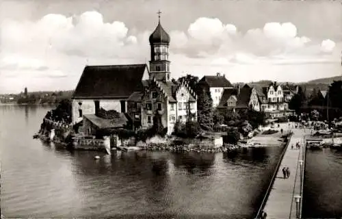 Ak Wasserburg am Bodensee Schwaben, Halbinsel Wasserburg