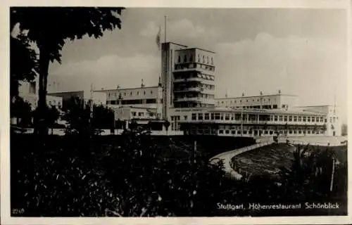 Ak Stuttgart in Württemberg, Höhenrestaurant Schönblick