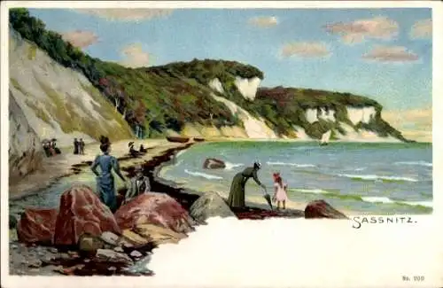 Litho Sassnitz auf der Insel Rügen, Strand, Küstenlandschaft