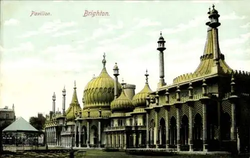 Ak Brighton East Sussex England, Pavillon