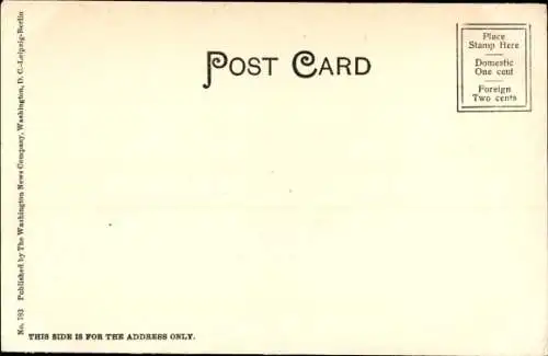 Ak Washington DC USA, Kongressbibliothek