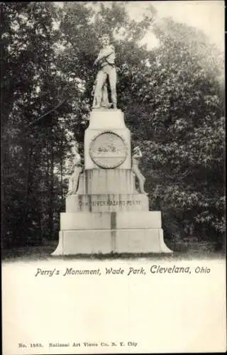 Ak Cleveland Ohio USA, Perrys Denkmal, Wade Park