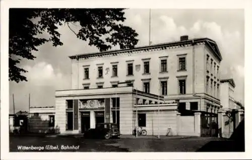 Ak Wittenberge an der Elbe Prignitz, Bahnhof