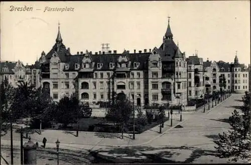 Ak Dresden Zentrum Altstadt, Fürstenplatz