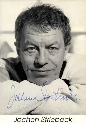 Ak Schauspieler Jochen Striebeck, Portrait, Autogramm