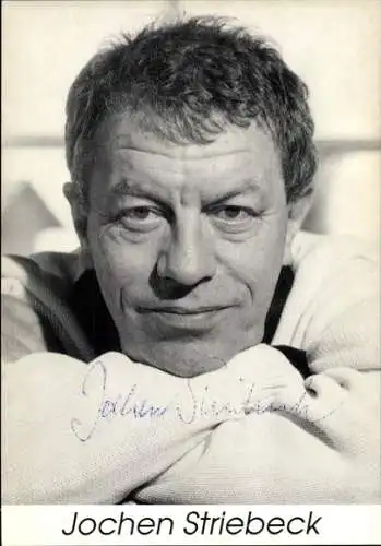 Ak Schauspieler Jochen Striebeck, Portrait, Autogramm