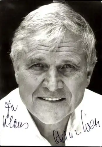 Ak Schauspieler Heinz Weiss, Portrait, Autogramm