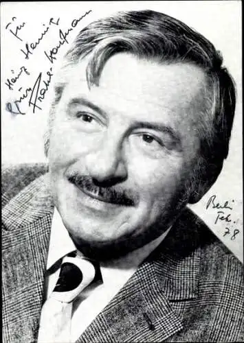 Ak Schauspieler Kurt Pratsch-Kaufmann, Portrait, Autogramm