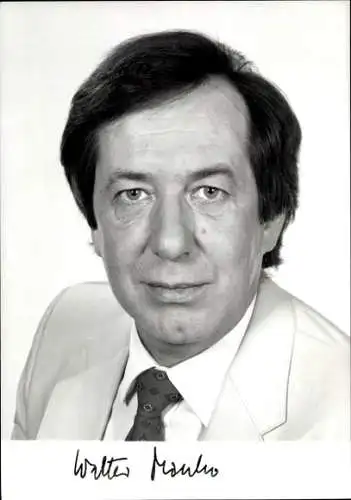 Ak Schauspieler Walter Mischo, Portrait, Autogramm, ZDF