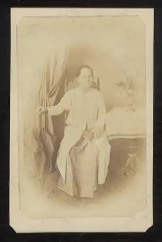 Malaysia - Originalphotographie - August Sachtler, um 1864 - Penang, malayische Frau