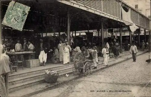 Ak Algier Algier Algerien, Marche de Chartres