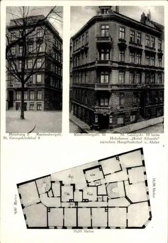 Ak Hamburg Mitte St. Georg, Gasthaus Otto Bannecke, St. Georgstraße 10