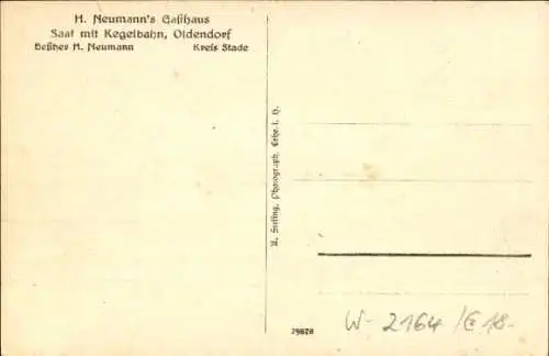 Ak Oldendorf in Niedersachsen, H. Neumanns Gasthaus