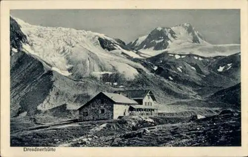 Ak Neustift im Stubaital Tirol, Dresdner Hütte