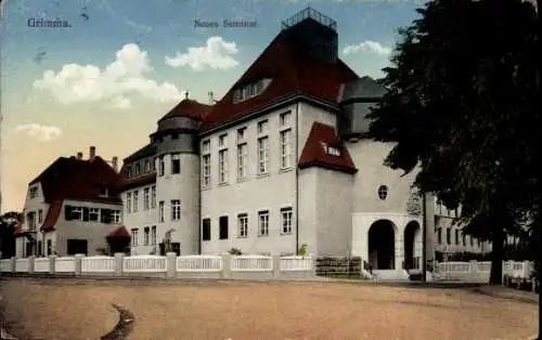 Ak Grimma in Sachsen, Neues Seminar