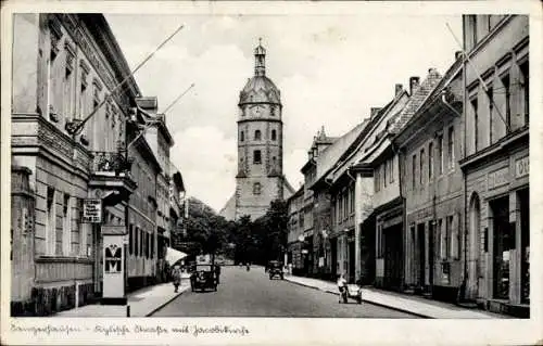 Ak Sangerhausen am Südharz, Kylische Straße, Jacobikirche