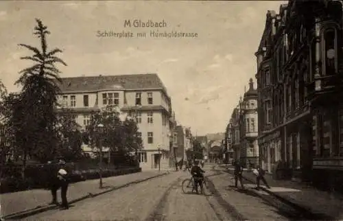 Ak Mönchengladbach am Niederrhein, Schillerplatz, Humboldtstraße