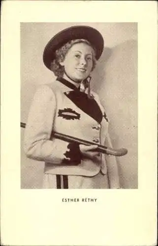 Ak Opernsängerin Esther Réthy, Portrait