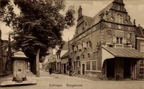 Ak Enkhuizen Nordholland, Waaggebouw